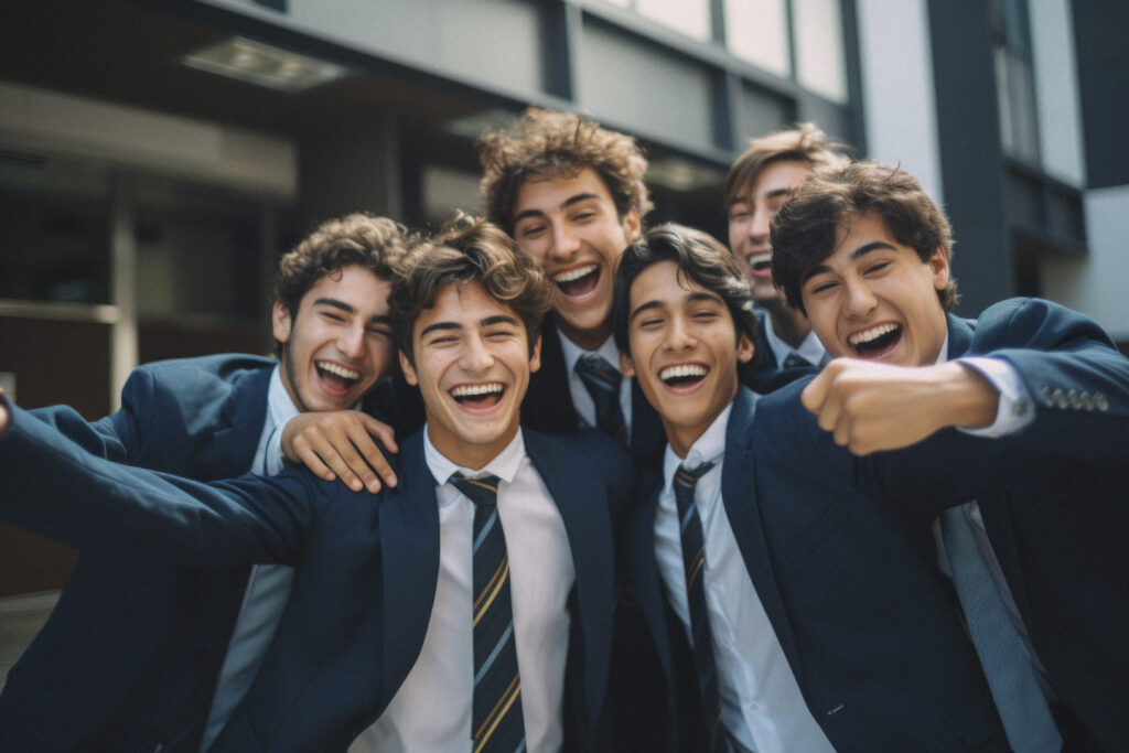 portrait men sharing affectionate moment on doing ai certification from bangalore